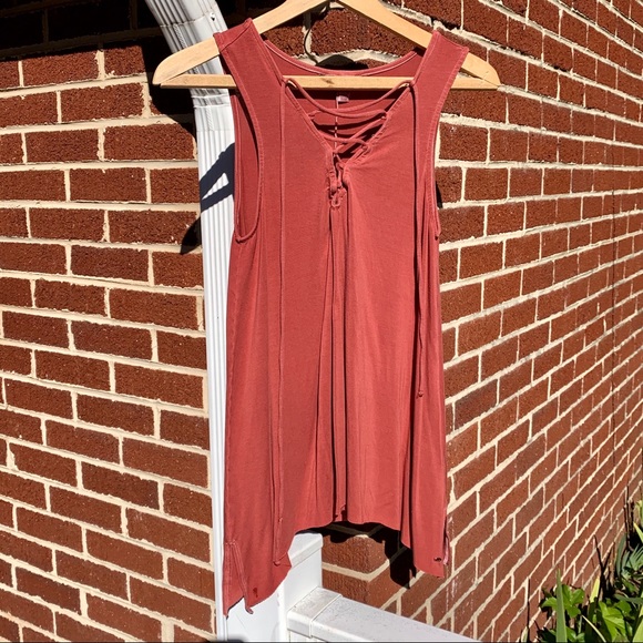 American Eagle Suede Tank Top - Picture 3 of 9